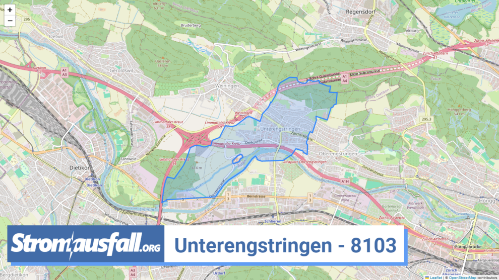 stromausfall ch ortschaft unterengstringen 8103