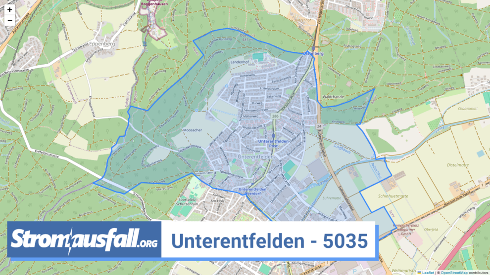 stromausfall ch ortschaft unterentfelden 5035