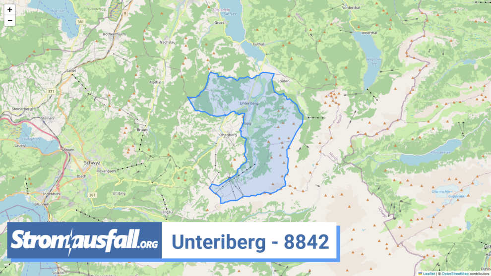 stromausfall ch ortschaft unteriberg 8842