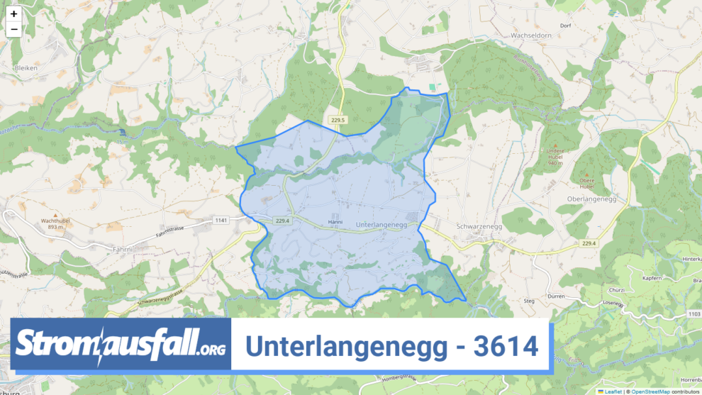 stromausfall ch ortschaft unterlangenegg 3614