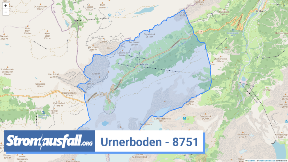 stromausfall ch ortschaft urnerboden 8751