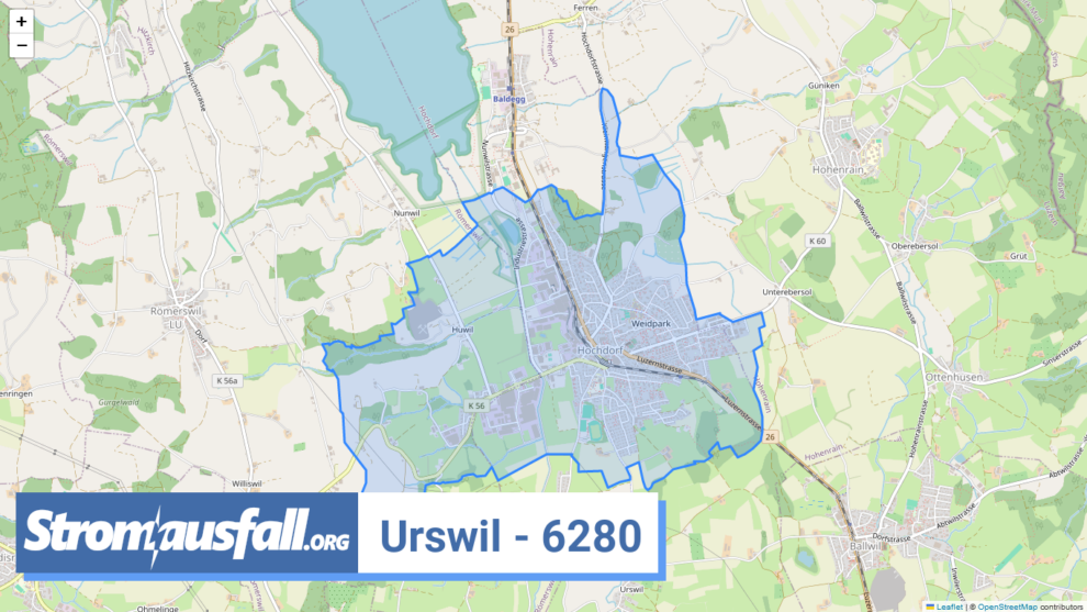 stromausfall ch ortschaft urswil 6280