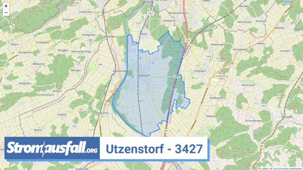 stromausfall ch ortschaft utzenstorf 3427