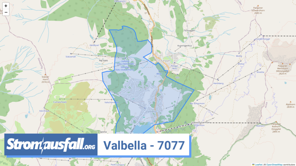 stromausfall ch ortschaft valbella 7077