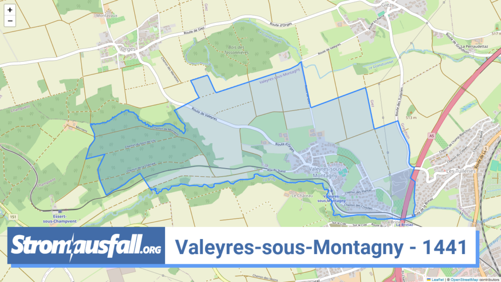 stromausfall ch ortschaft valeyres sous montagny 1441