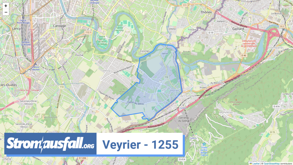 stromausfall ch ortschaft veyrier 1255