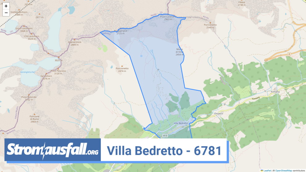 stromausfall ch ortschaft villa bedretto 6781