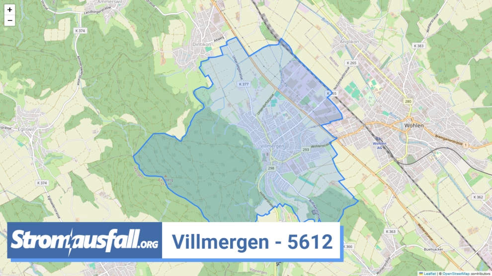 stromausfall ch ortschaft villmergen 5612