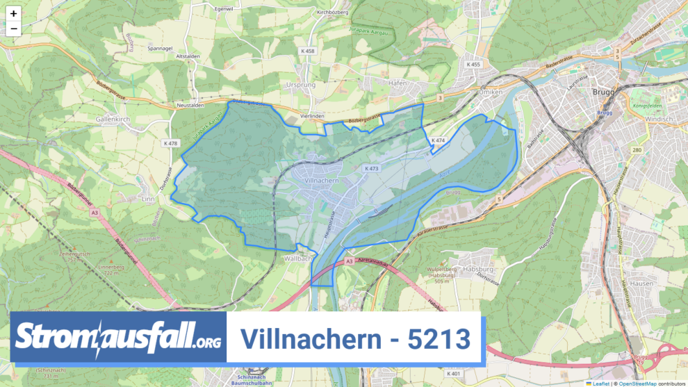 stromausfall ch ortschaft villnachern 5213