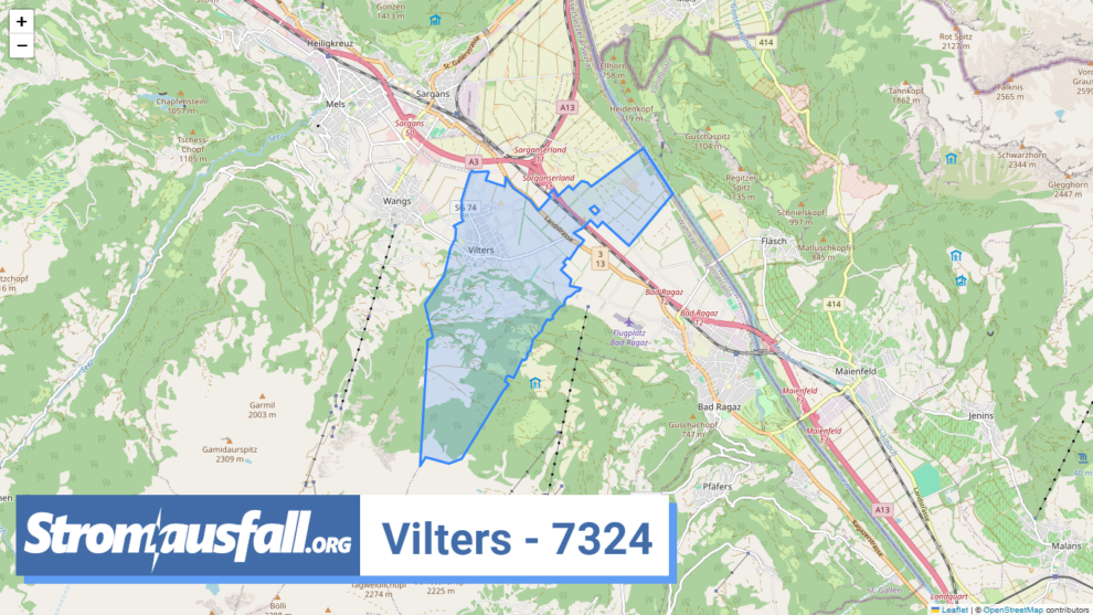 stromausfall ch ortschaft vilters 7324