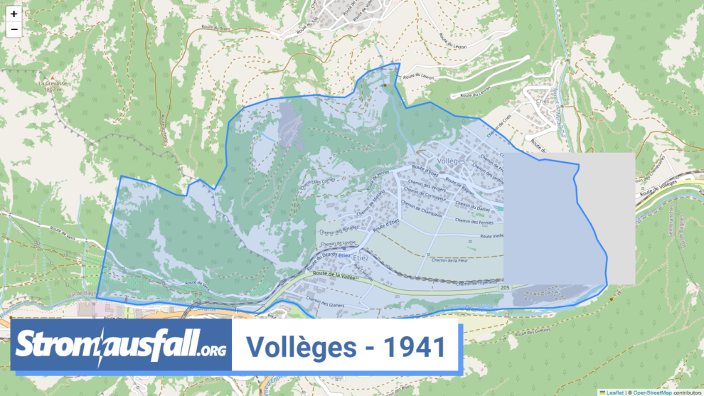 stromausfall ch ortschaft volleges 1941