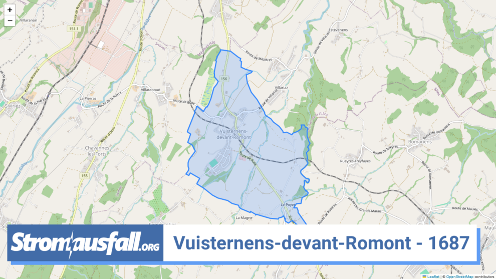 stromausfall ch ortschaft vuisternens devant romont 1687