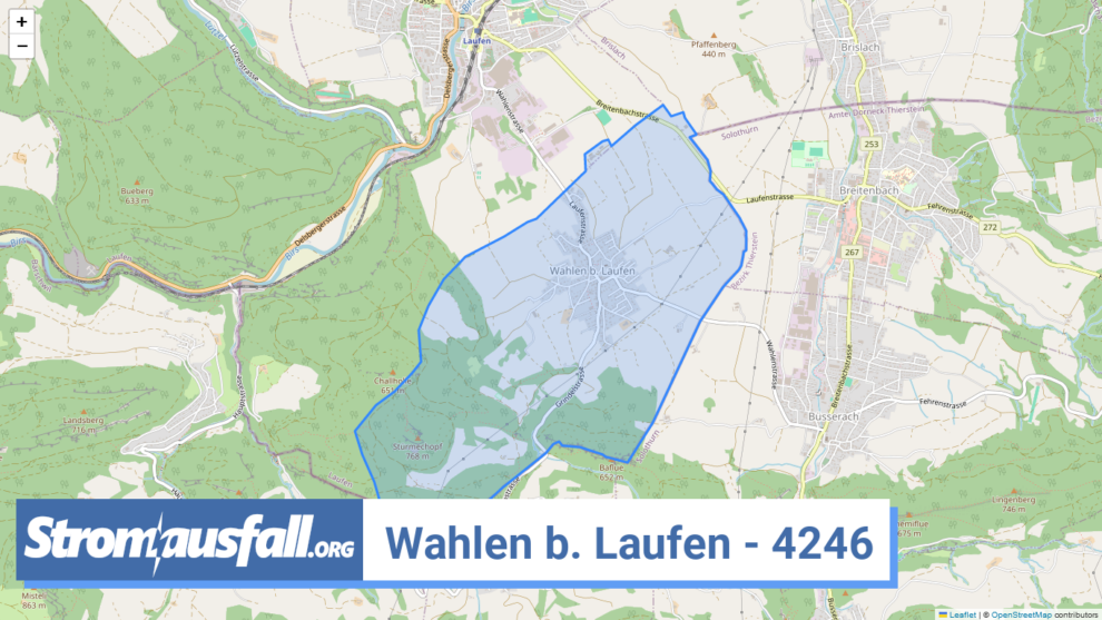 stromausfall ch ortschaft wahlen b. laufen 4246