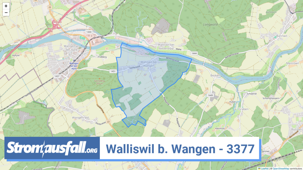 stromausfall ch ortschaft walliswil b. wangen 3377