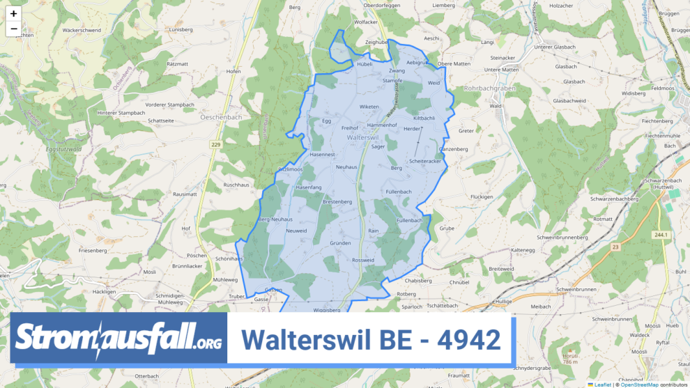 stromausfall ch ortschaft walterswil be 4942