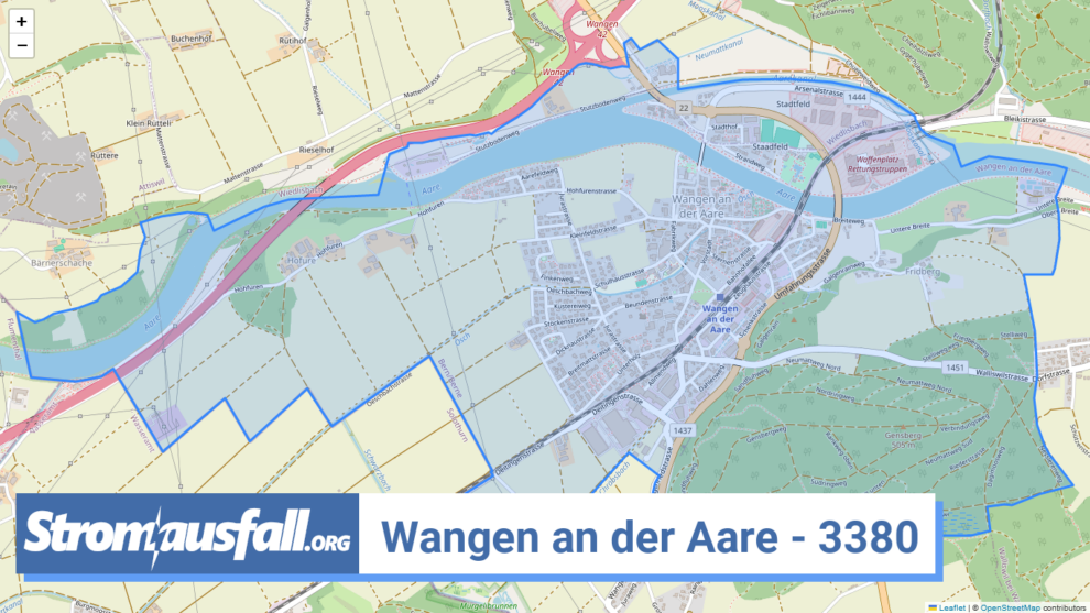 stromausfall ch ortschaft wangen an der aare 3380