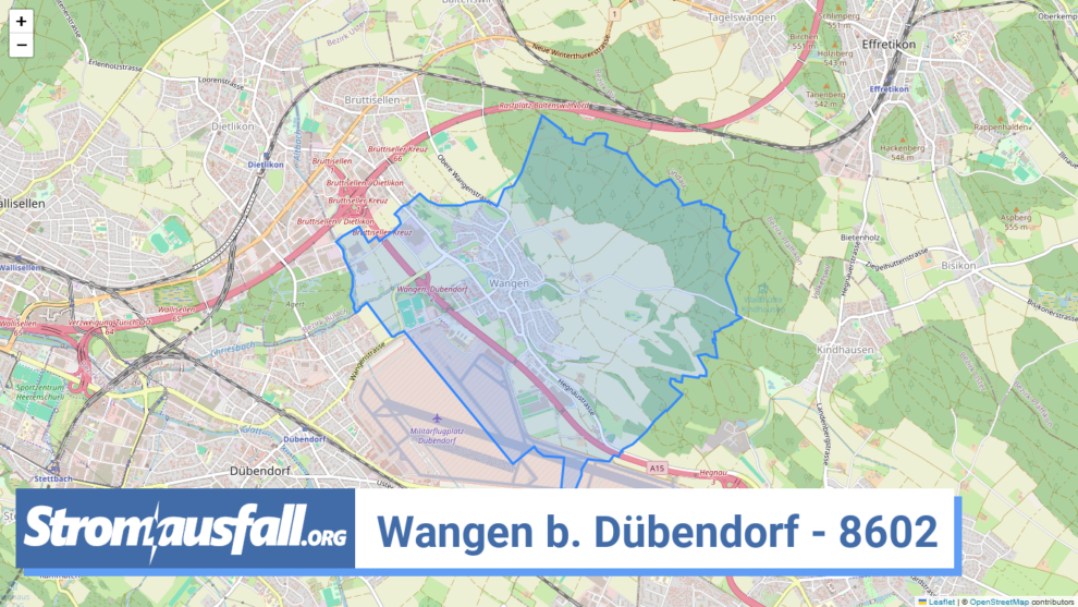 stromausfall ch ortschaft wangen b. duebendorf 8602