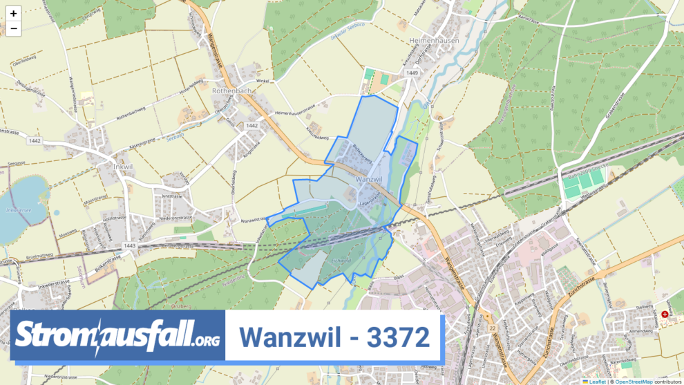 stromausfall ch ortschaft wanzwil 3372