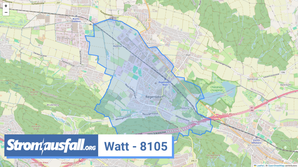 stromausfall ch ortschaft watt 8105