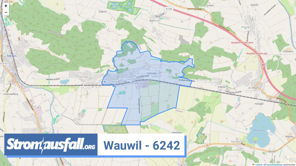 stromausfall ch ortschaft wauwil 6242