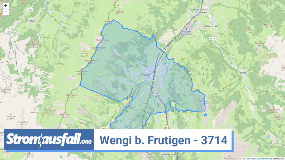 stromausfall ch ortschaft wengi b. frutigen 3714