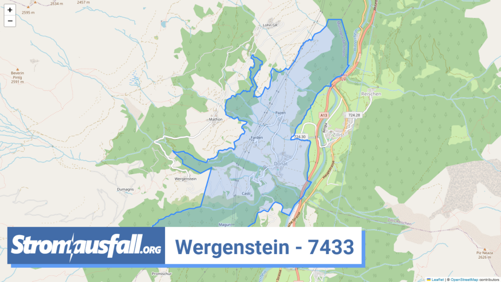 stromausfall ch ortschaft wergenstein 7433