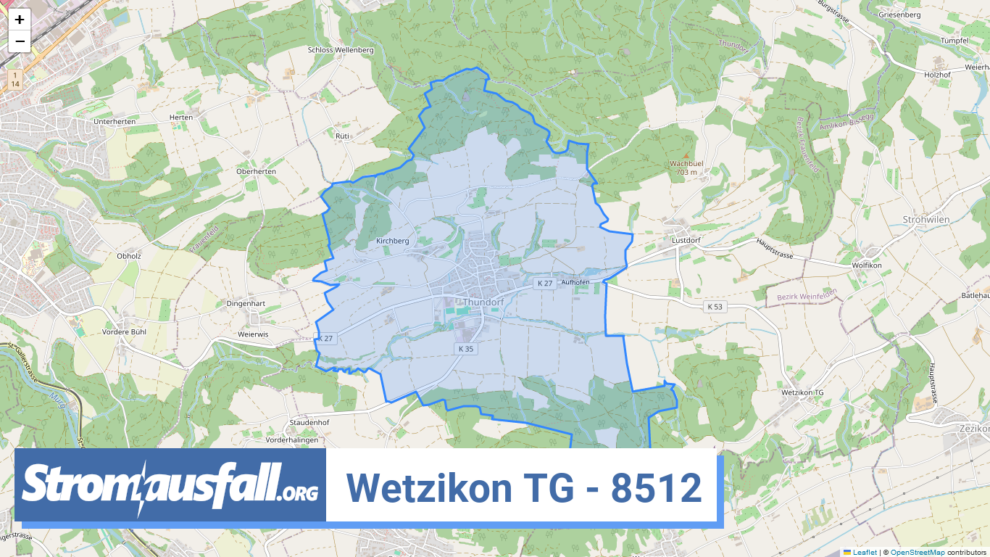 stromausfall ch ortschaft wetzikon tg 8512