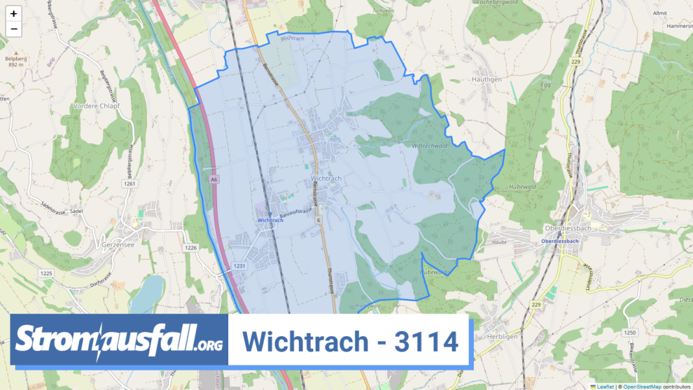 stromausfall ch ortschaft wichtrach 3114