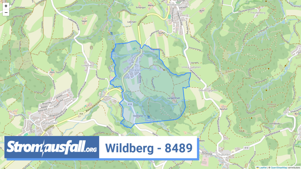 stromausfall ch ortschaft wildberg 8489