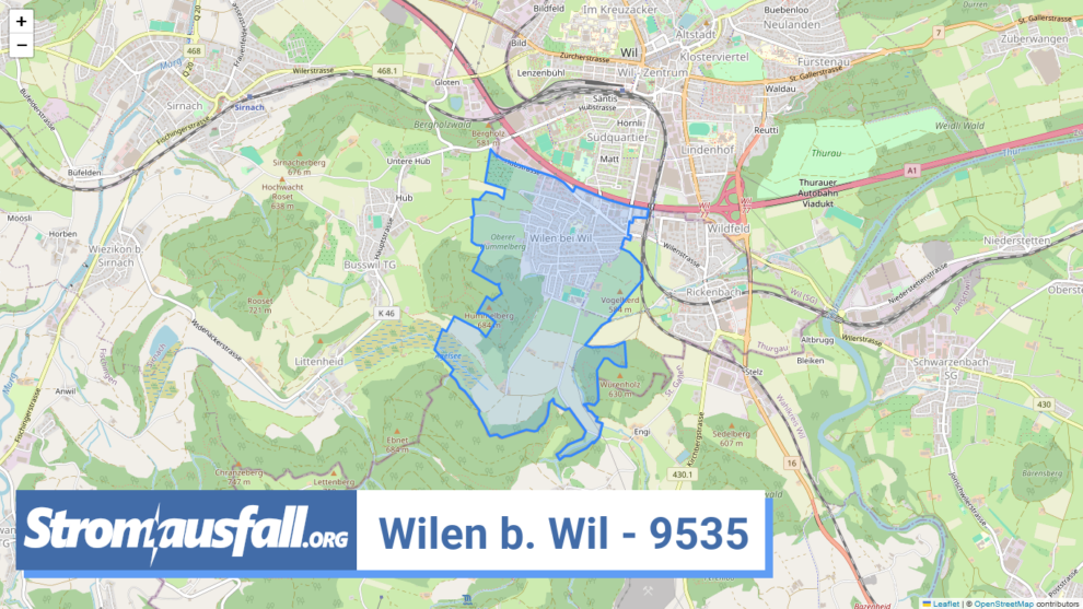 stromausfall ch ortschaft wilen b. wil 9535