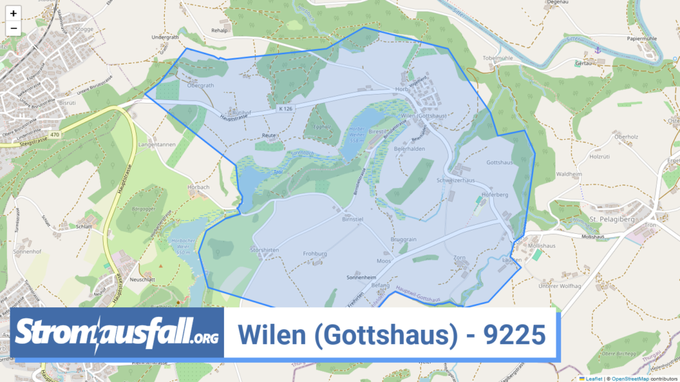 stromausfall ch ortschaft wilen gottshaus 9225