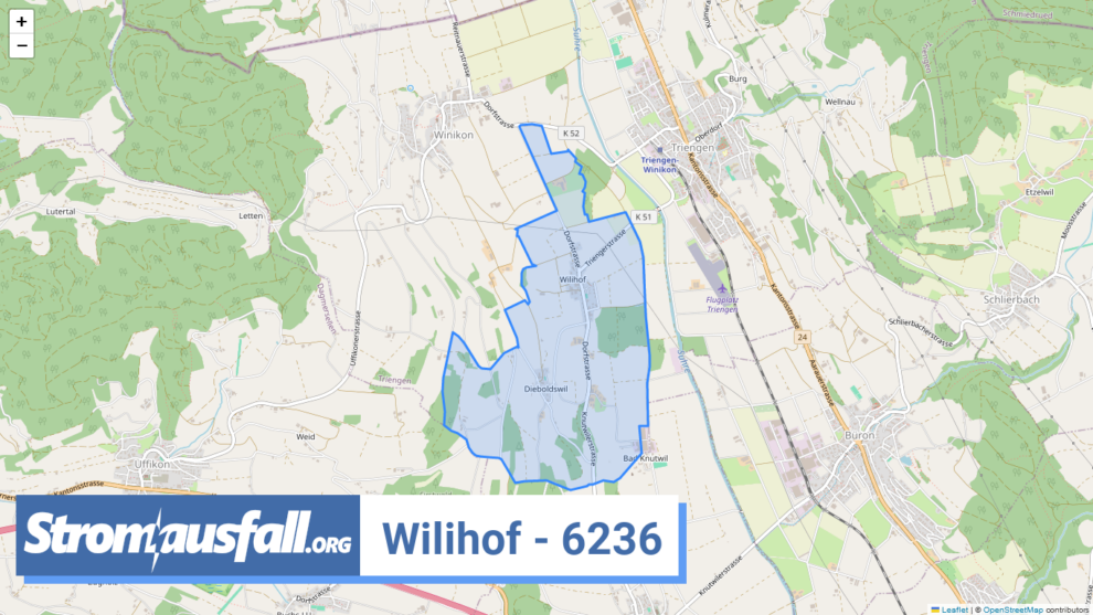 stromausfall ch ortschaft wilihof 6236