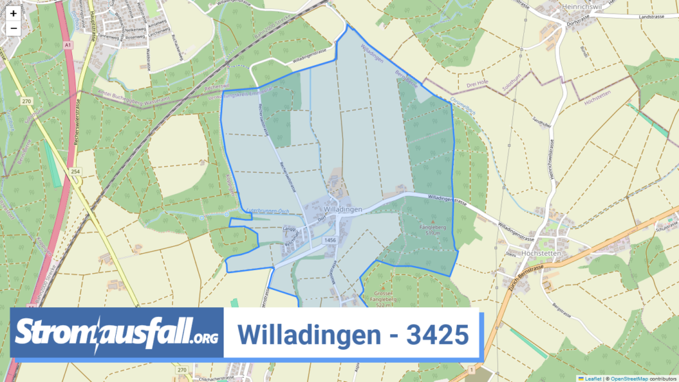 stromausfall ch ortschaft willadingen 3425