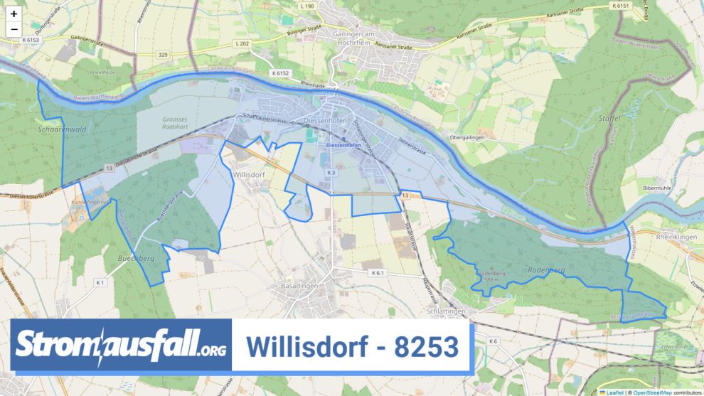 stromausfall ch ortschaft willisdorf 8253