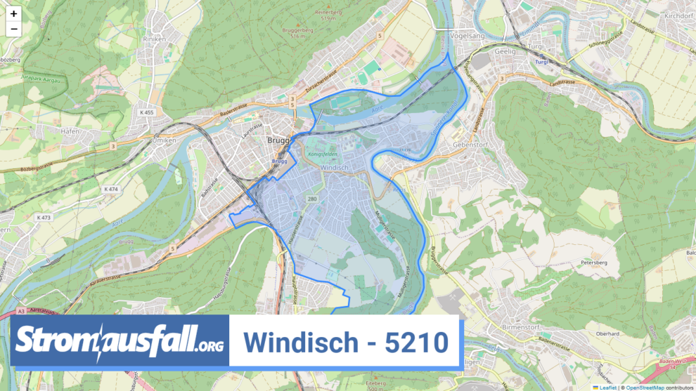 stromausfall ch ortschaft windisch 5210