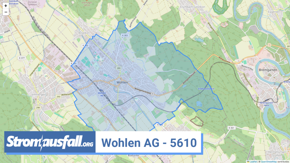 stromausfall ch ortschaft wohlen ag 5610