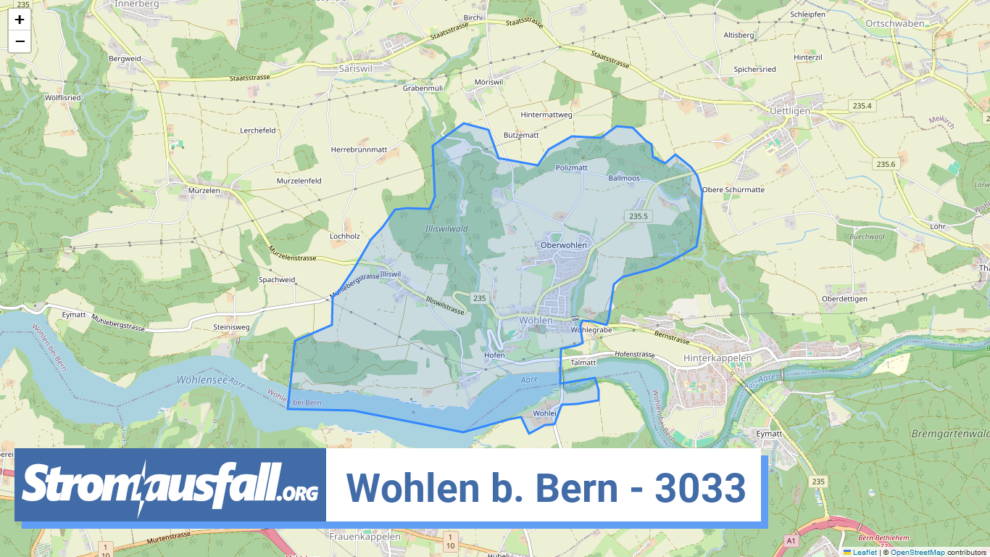 stromausfall ch ortschaft wohlen b. bern 3033