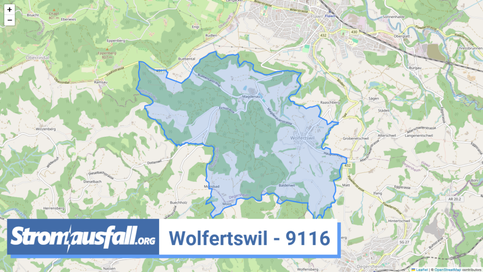 stromausfall ch ortschaft wolfertswil 9116