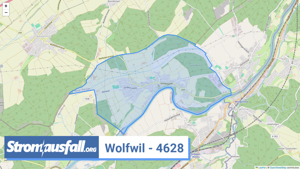 stromausfall ch ortschaft wolfwil 4628