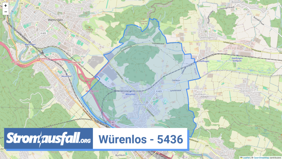 stromausfall ch ortschaft wuerenlos 5436