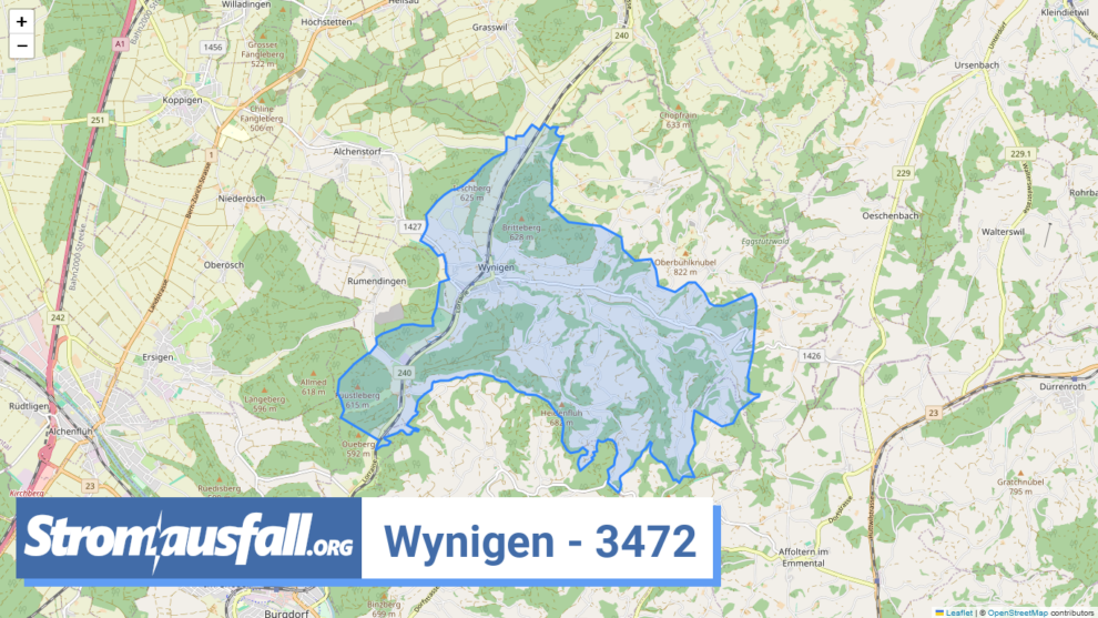 stromausfall ch ortschaft wynigen 3472