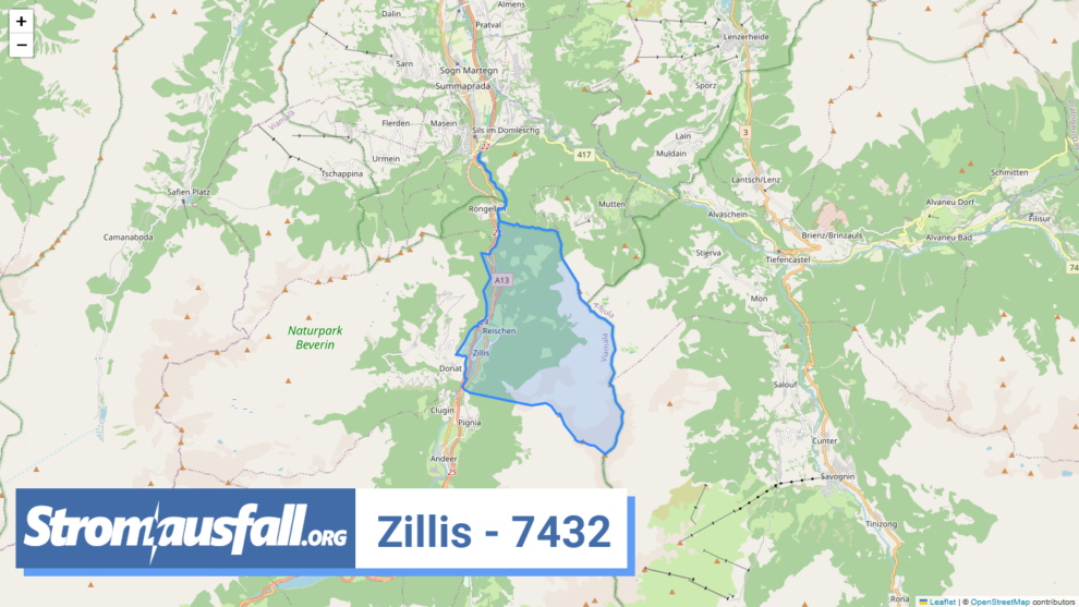 stromausfall ch ortschaft zillis 7432