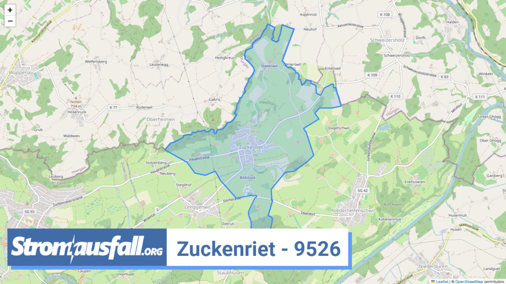 stromausfall ch ortschaft zuckenriet 9526