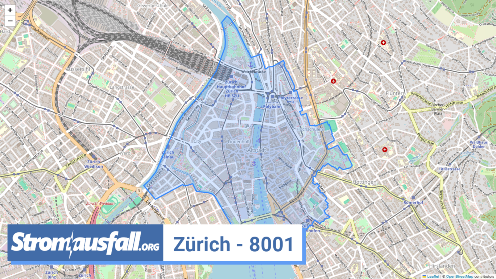 stromausfall ch ortschaft zuerich 8001