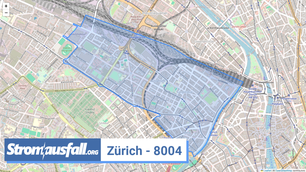 stromausfall ch ortschaft zuerich 8004