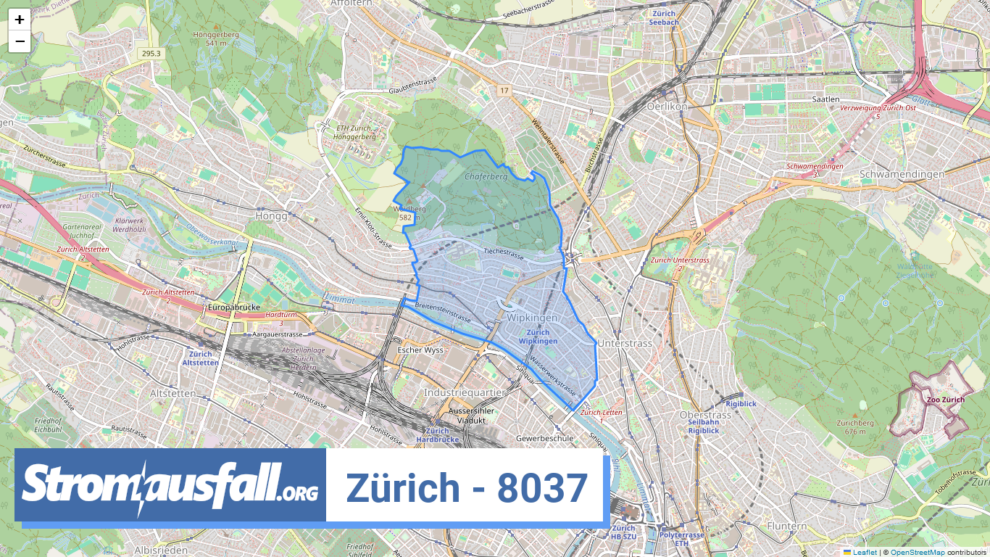 stromausfall ch ortschaft zuerich 8037