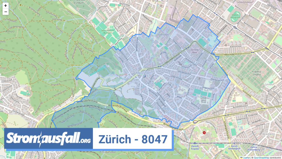 stromausfall ch ortschaft zuerich 8047