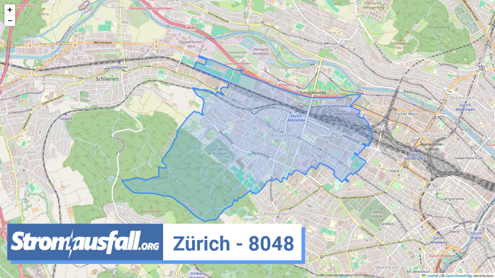 stromausfall ch ortschaft zuerich 8048