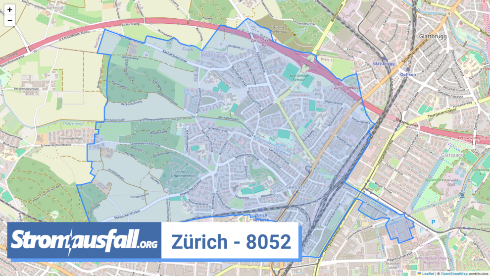 stromausfall ch ortschaft zuerich 8052