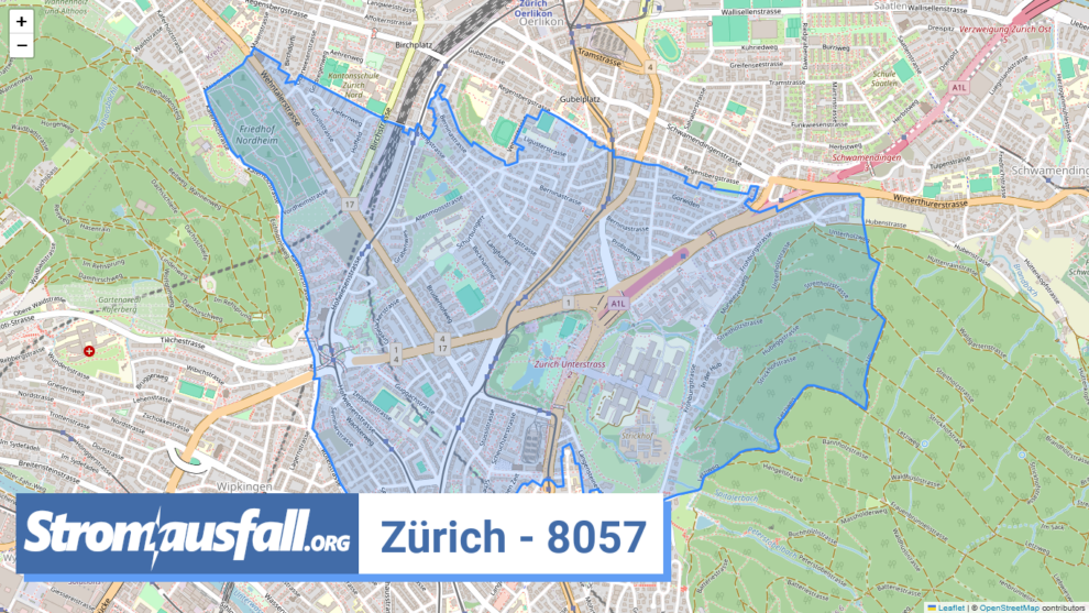 stromausfall ch ortschaft zuerich 8057